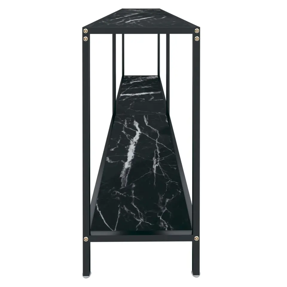 vidaXL - Wandtafel - Zwart - Glas