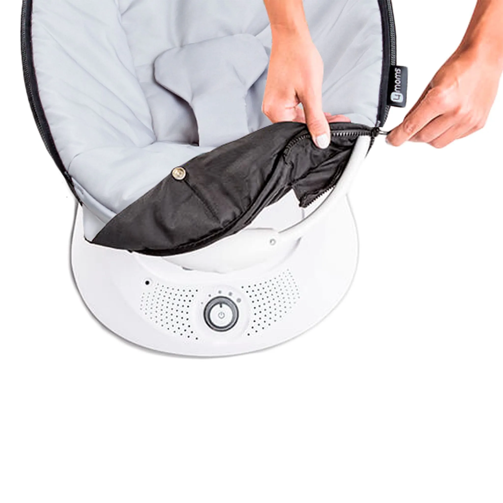 4 Moms Balançoire RockaRoo - Gris Foncé Cool Mesh