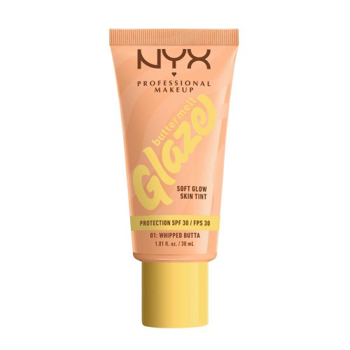 NYX Buttermelt Glaze Base Iluminadora SPF30 01 Whipped Butta