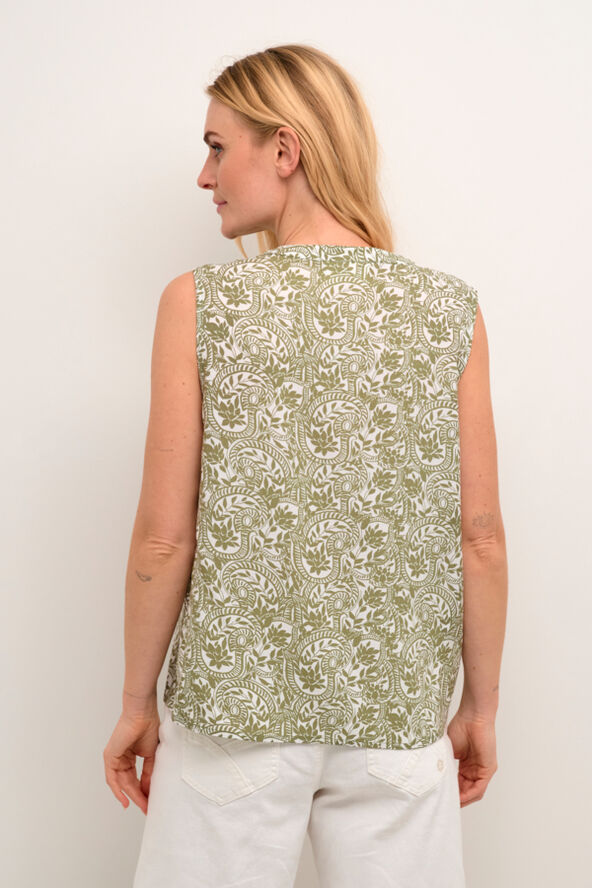 Cream CRTiah Blouse Graphic flower print