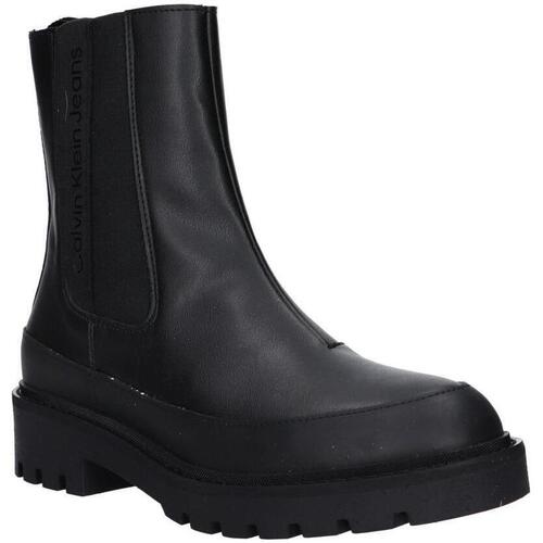 Calvin Klein Jeans - YW0YW01254 COMBAT MID CHELSEA BOOT Negro