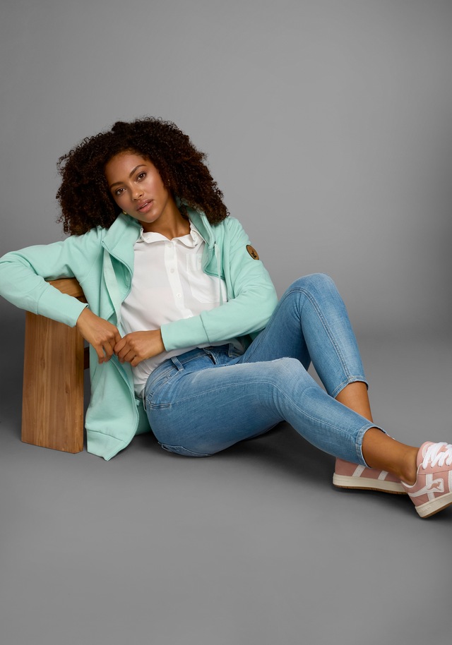 Ocean Sportswear Sweatjacke mit voluminösem hohem Kragen