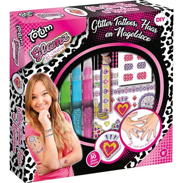 Glamz Tattoo-, Haar- & Nagelset