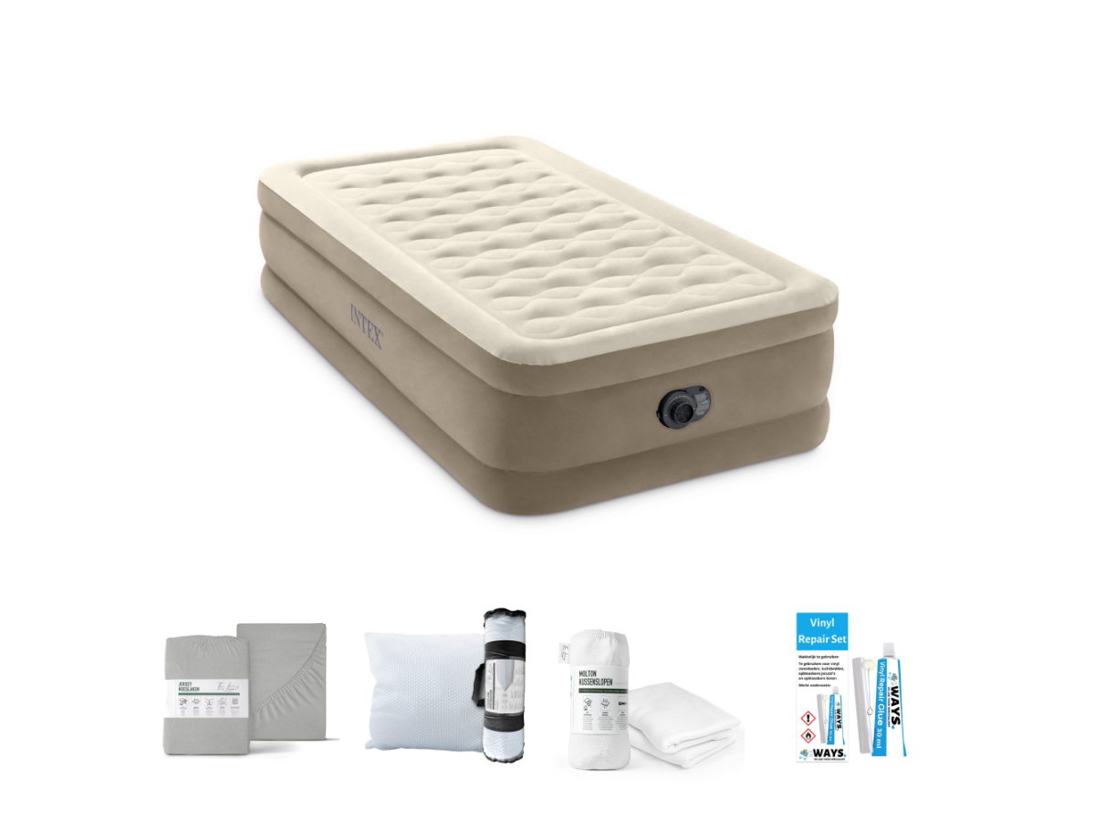Intex Ultra Plush 191 x 99 cm Luchtbedset - 5-delig