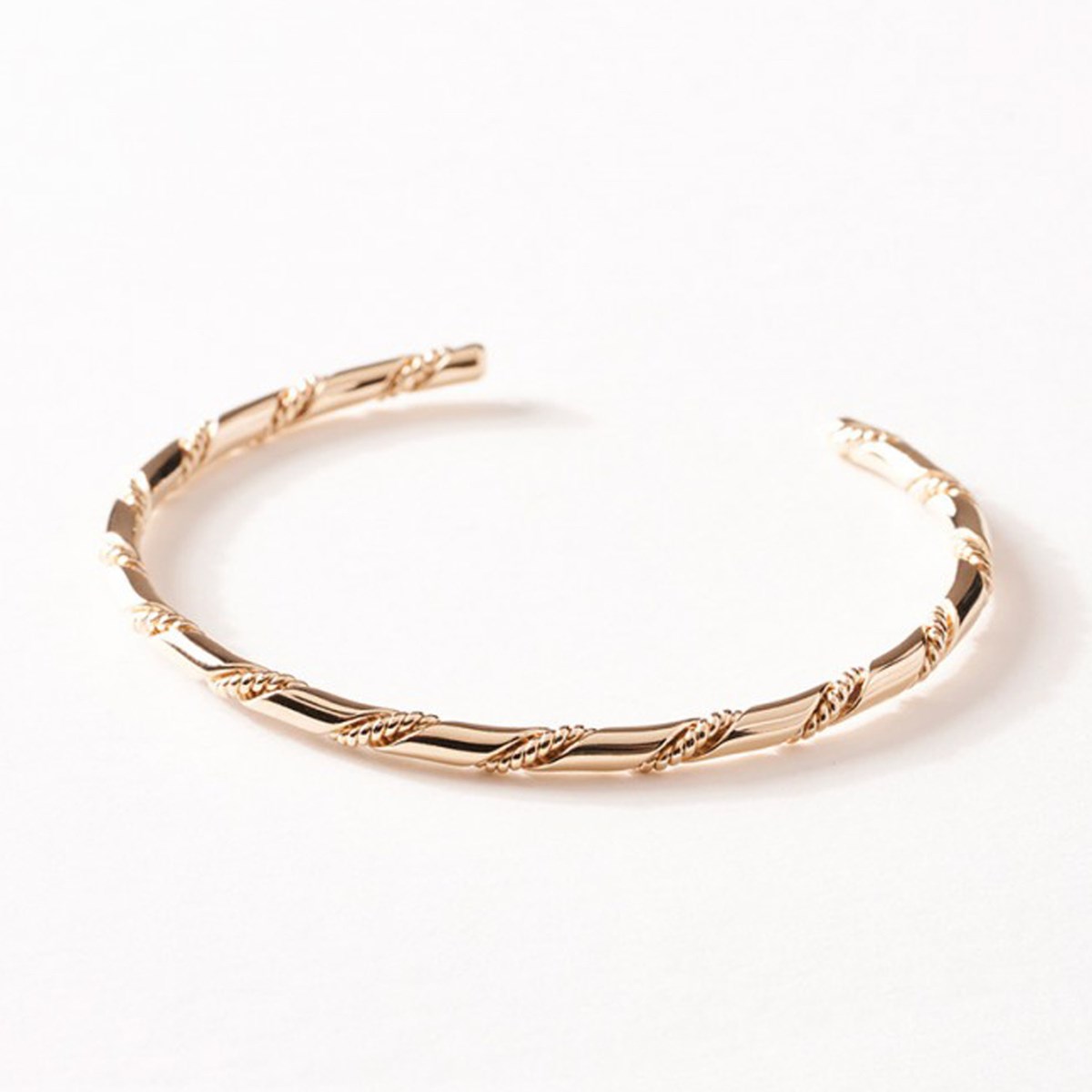 Bracelet jonc Saunier Amarre doré