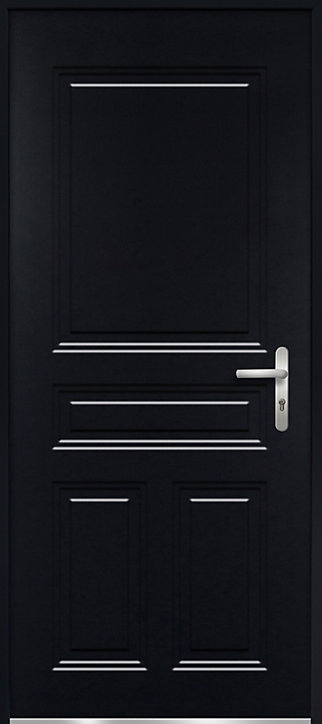 Porte d'entrée FORTIA acier Mamaia 96 x h.218 cm poussant gauche