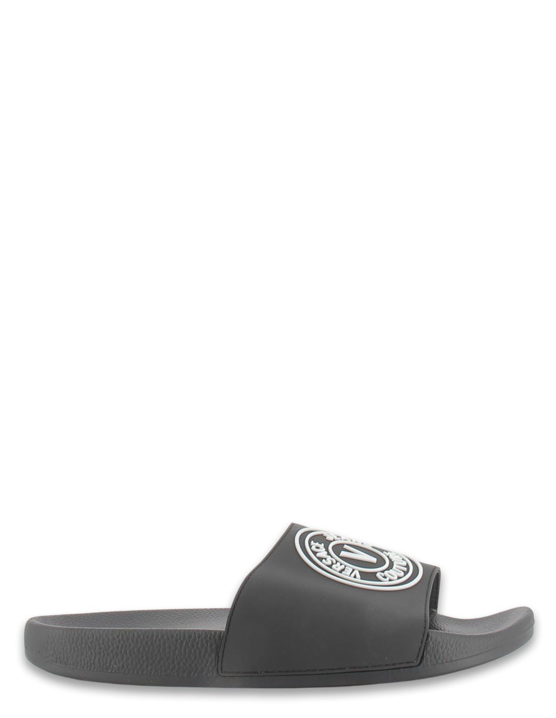 versace Claquettes homme slide noir