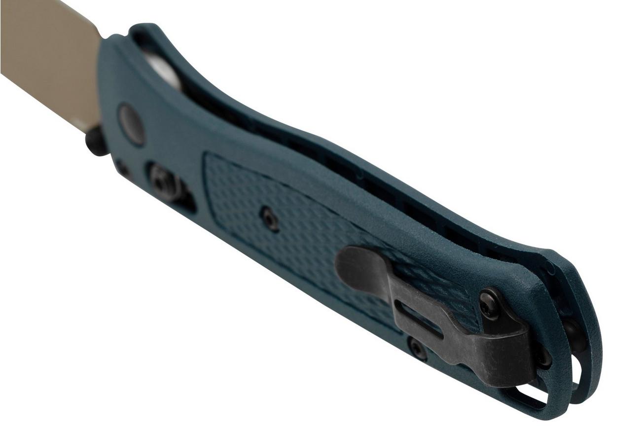 Benchmade Bugout 535FE-05 Crater Blue Grivory, Flat Dark Earth Cerakote zakmes