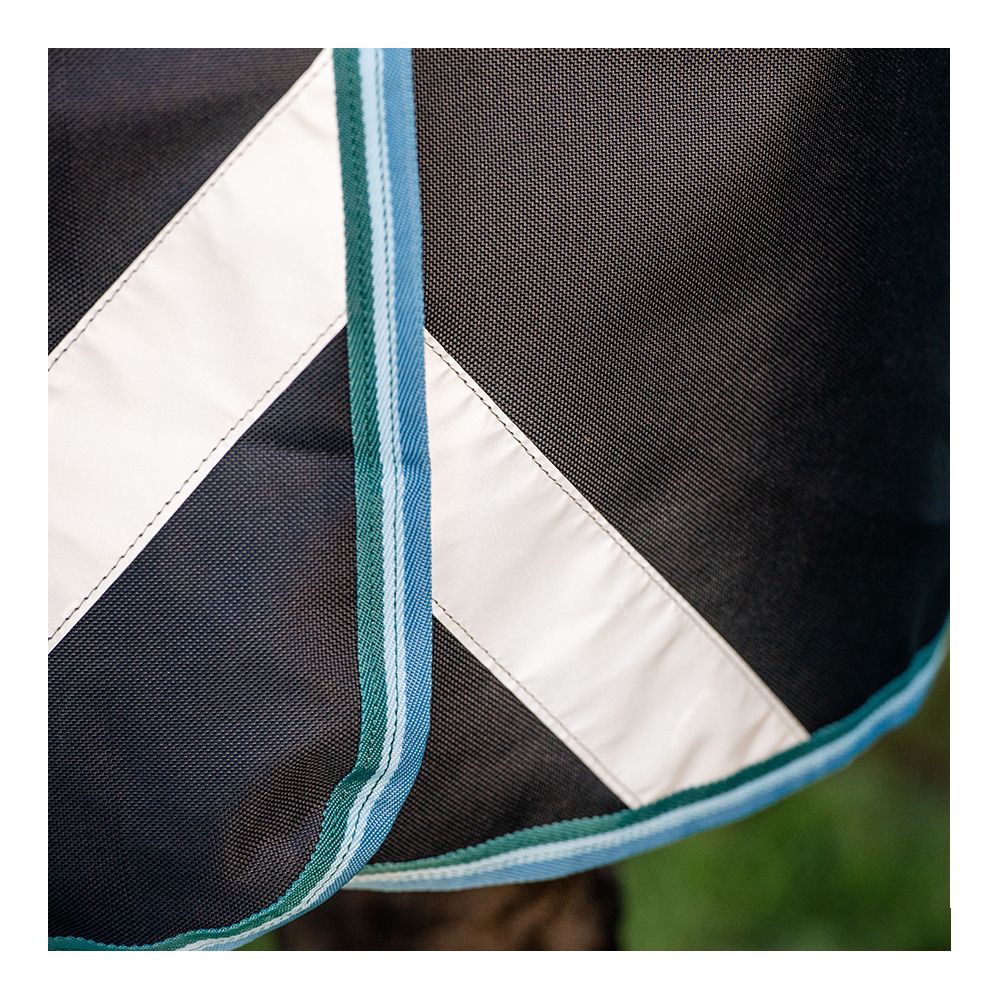 Horseware AMIGO BRAVO 12 100G - Couverture de paddock navy/turquoise/aqua/blue