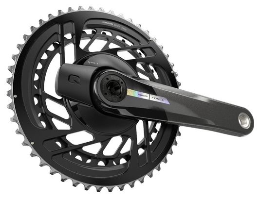 Pédalier Capteur de Puissance Sram Force D2 DUB 50-37 Dents 2x12V Noir (Sans Boitier)