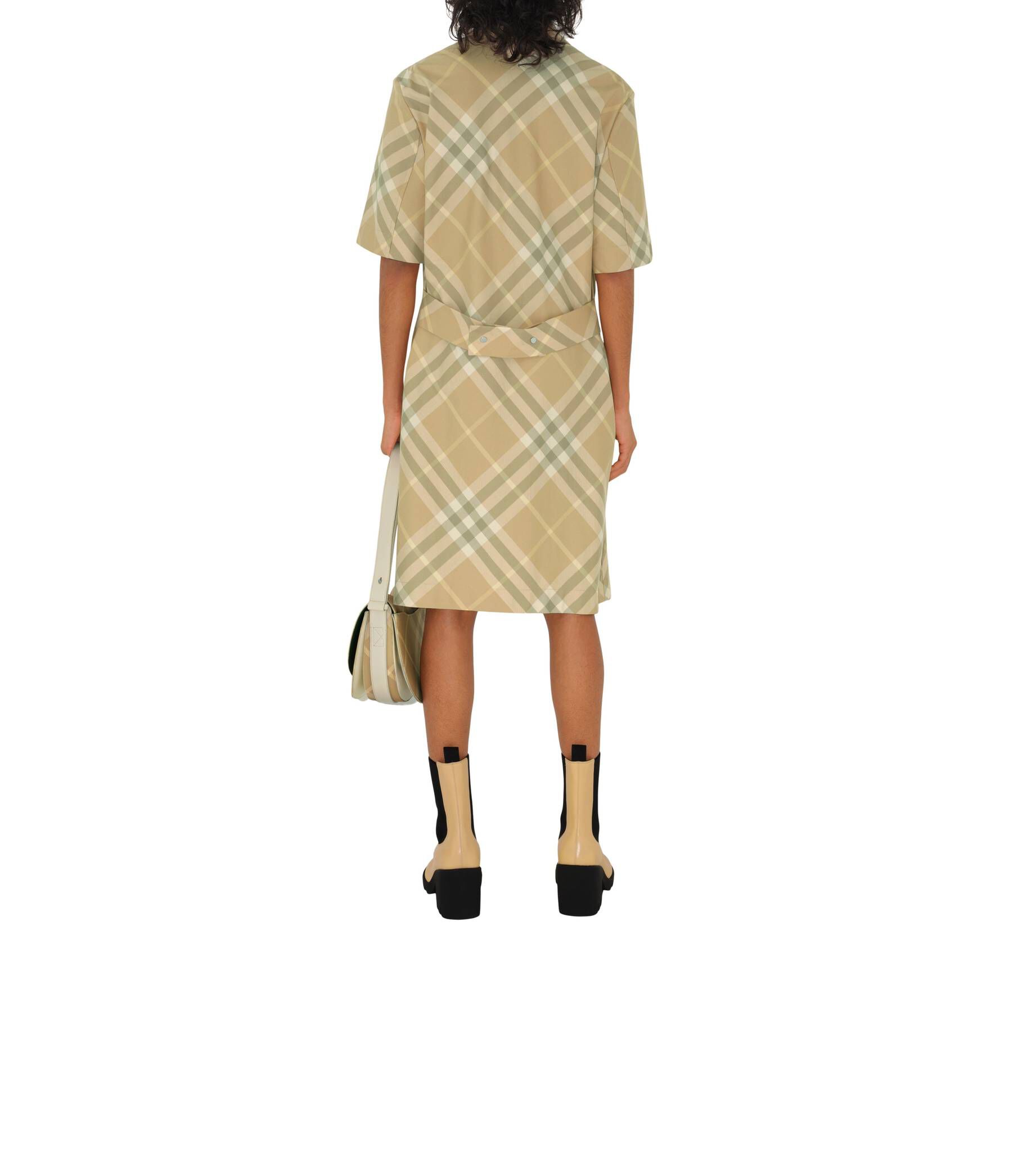 Burberry| Damen Hemdkleid aus Baumwolltwill in Check
