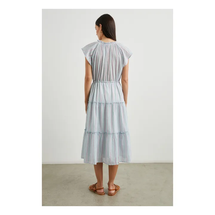 Rails Robe Juni Rayures | Bleu ciel