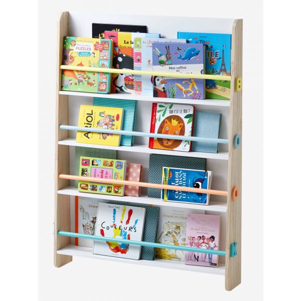 Vertbaudet Estante de Livros, Books Branco com Motivo,