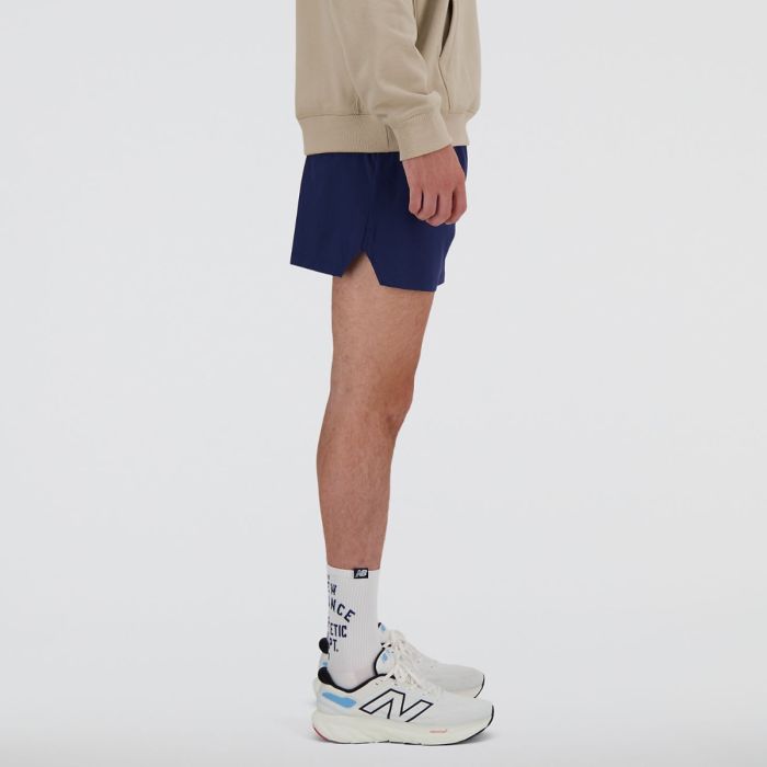New Balance Herre Shorts RC Seamless 5 Inch Shorts Blå