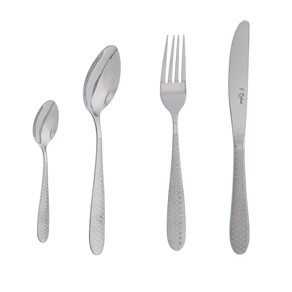 Ménagère 24 pièces inox Flower Jean Dubost