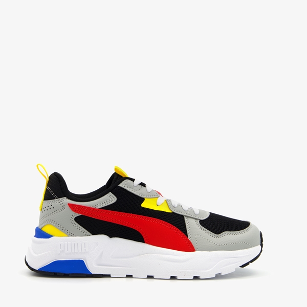Puma Trinity Lite AC+ jongens sneakers grijs/wit