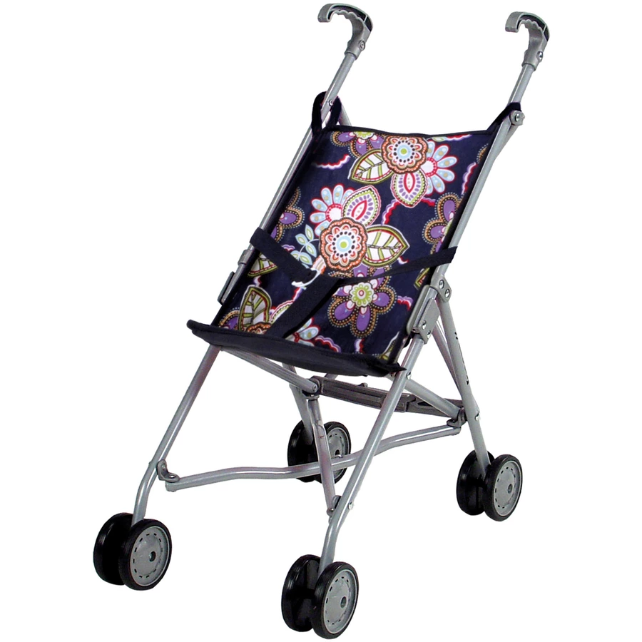 knorr toys® Puppenbuggy Sim - blue flowers