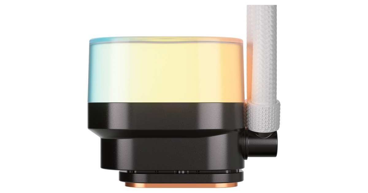 CorsairiCUE LINK TITAN 360 RX LCD RGB waterkoeling  (Wit, 4-pins PWM fan-connector)