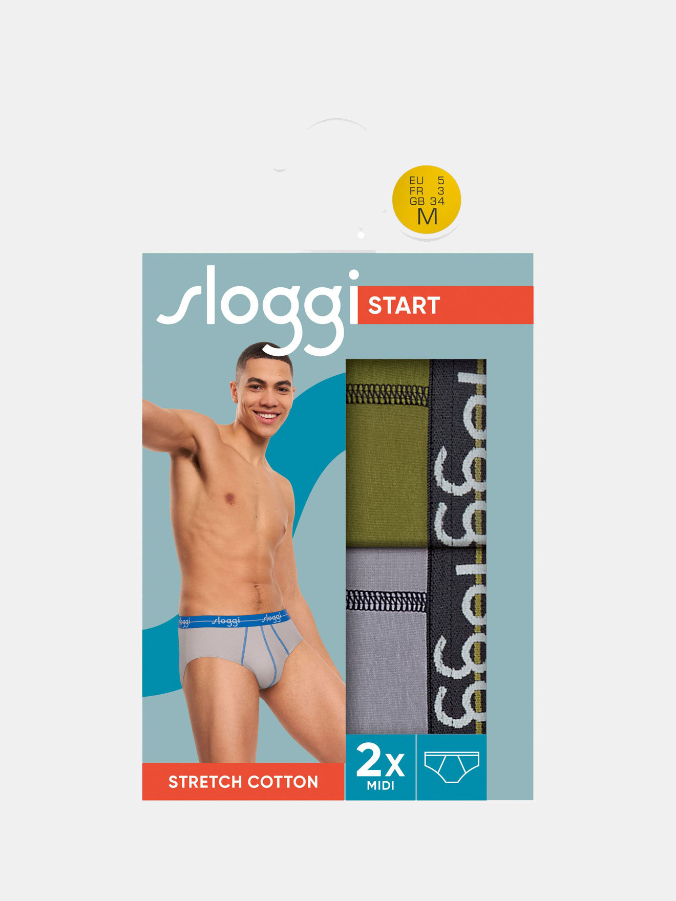 Lot de 2 slips midi Start