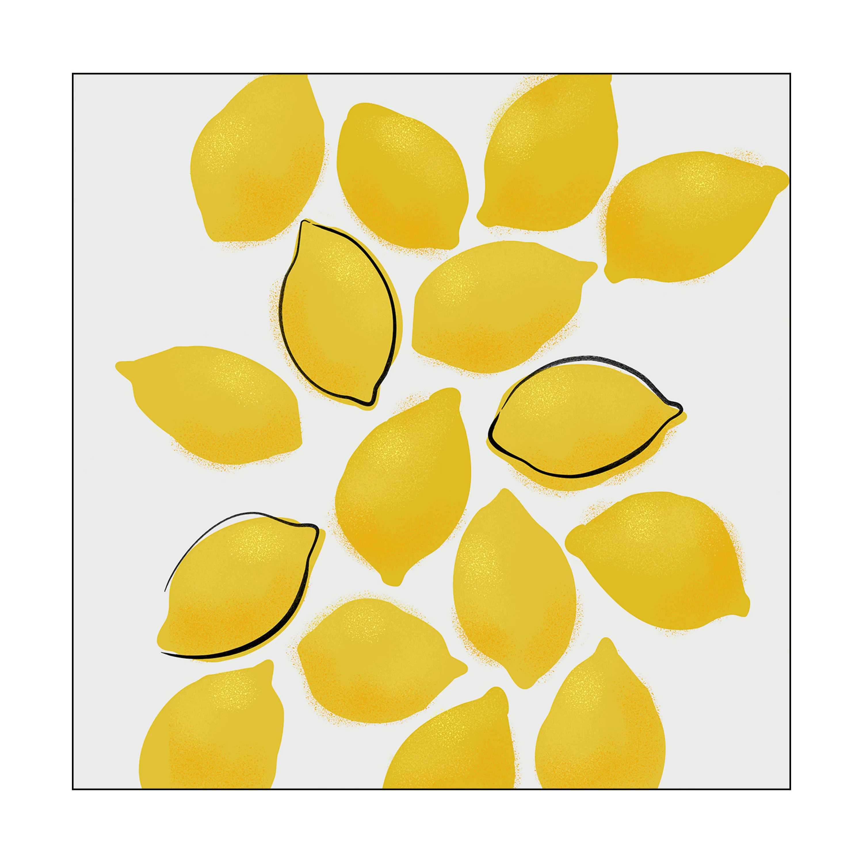 Poster&Frame Raissa Oltmanns Plakat - Lemon Bunch