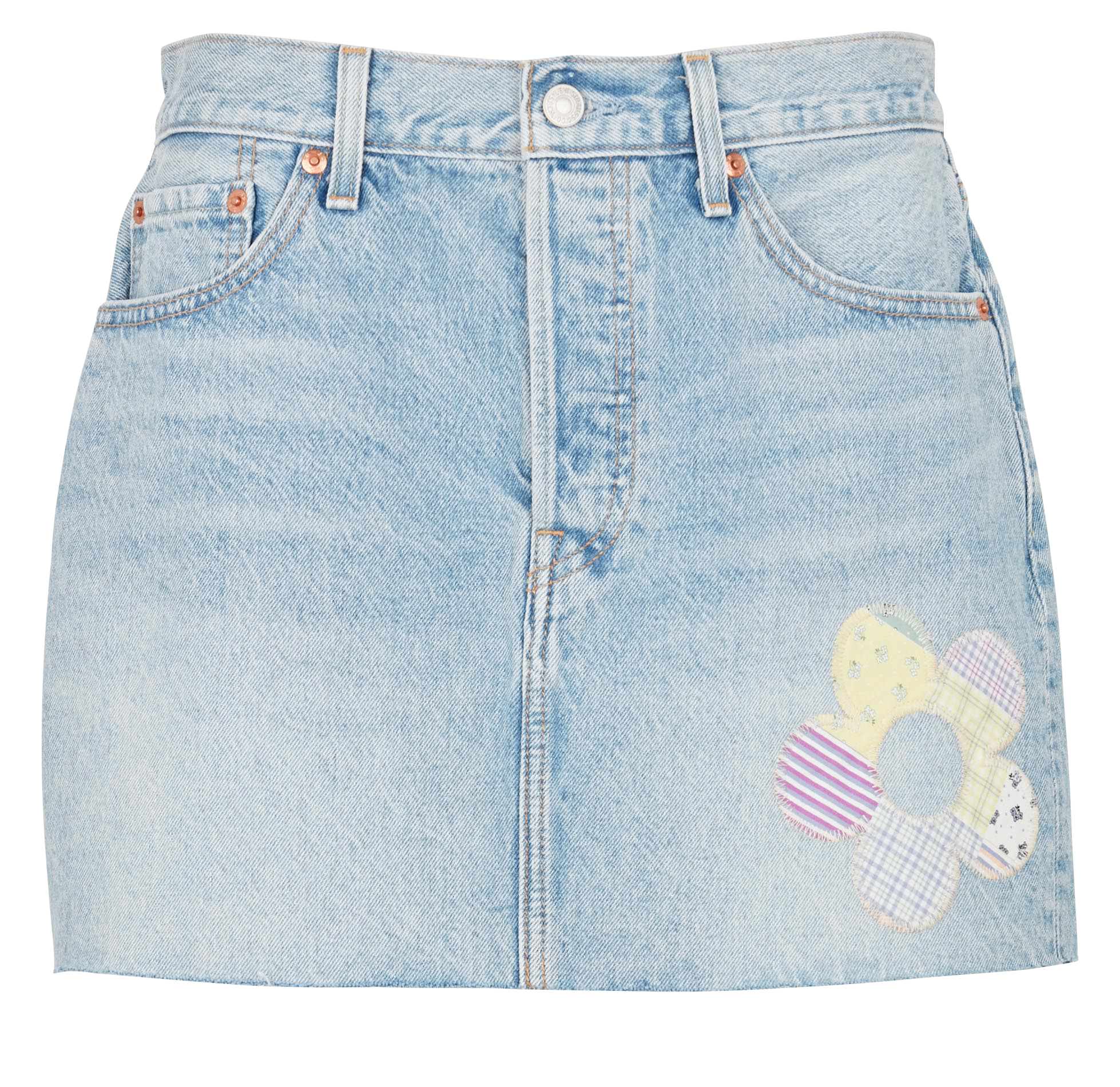 ICON SKIRT - Jupe courte en jean| Jean Délavé