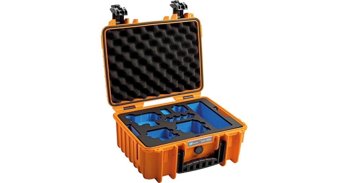 B&Woutdoor.case type 3000 GoPro9 koffer  (Oranje)