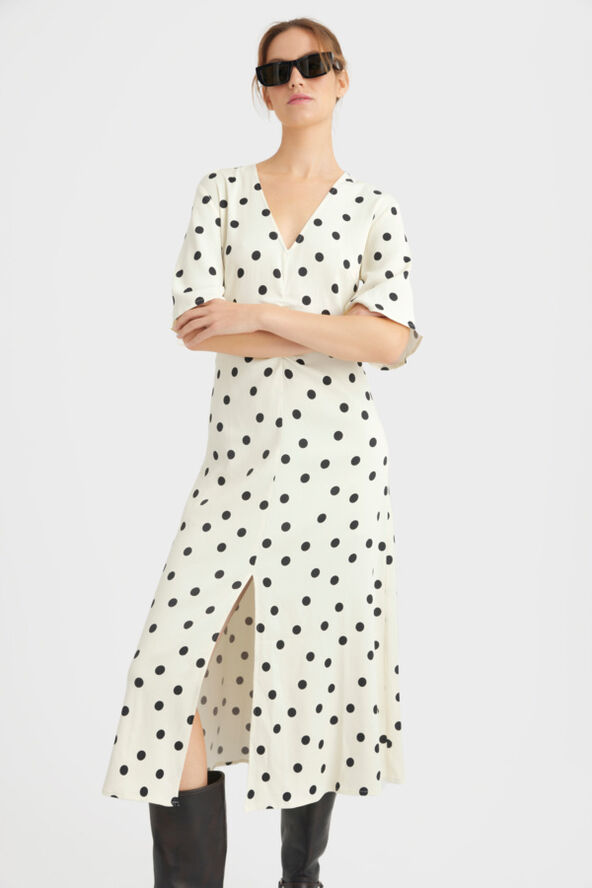 Gestuz DottiaGZ P midi dress Afterglow with black dot