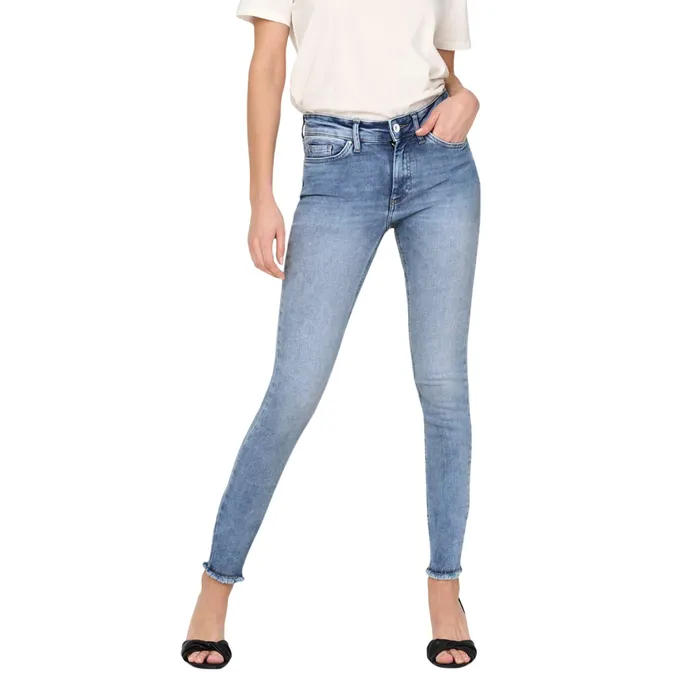 Only Blush Mid Waist Jeans Dames