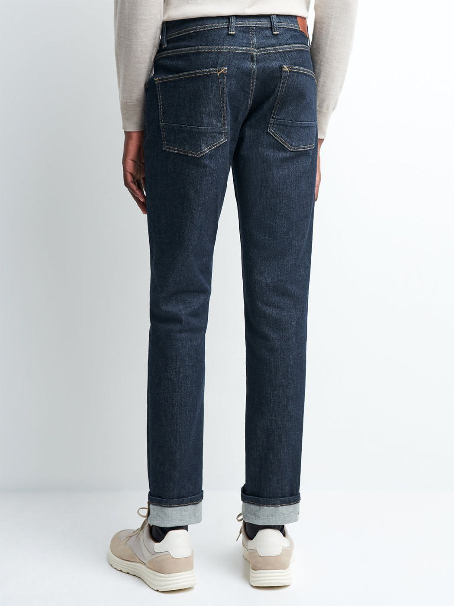 Jean xslim en coton élasthane brut