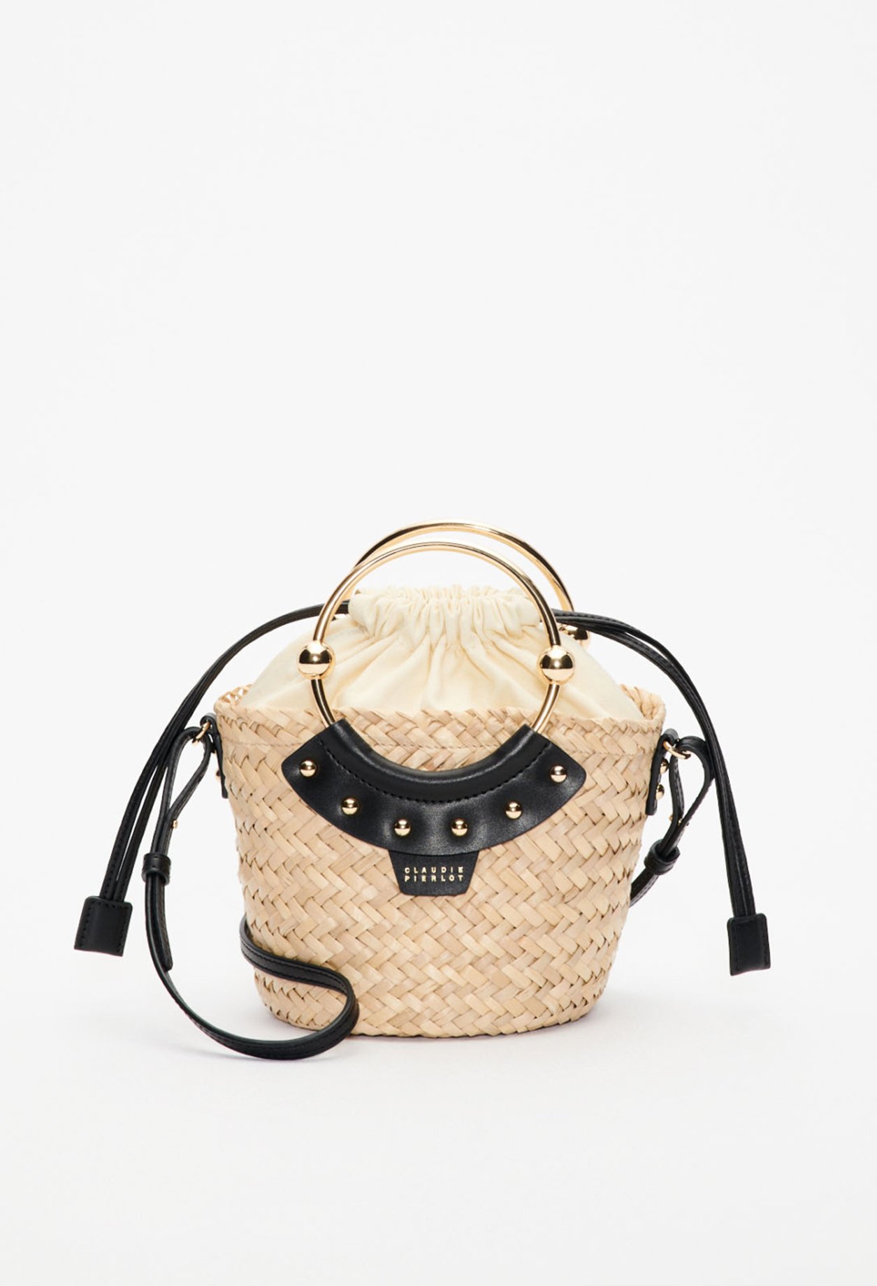 Petit panier blanc osier