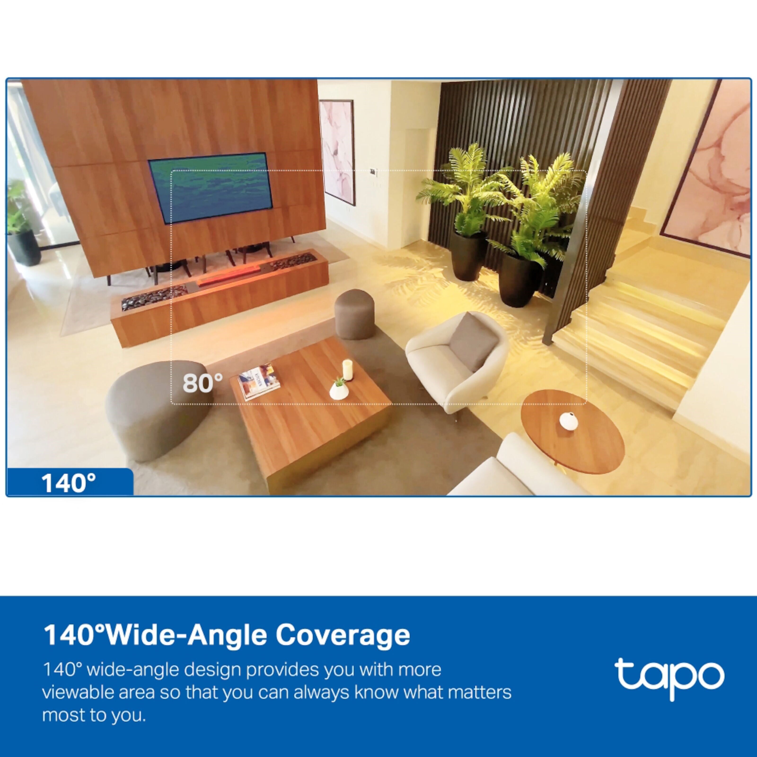 TP-link Tapo C125 Overvåkingskamera med wifi