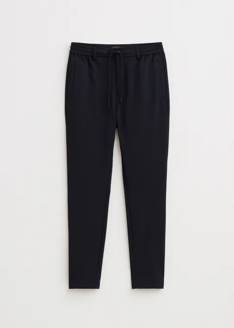 Pique chino slim fit blauw (BLW.D)