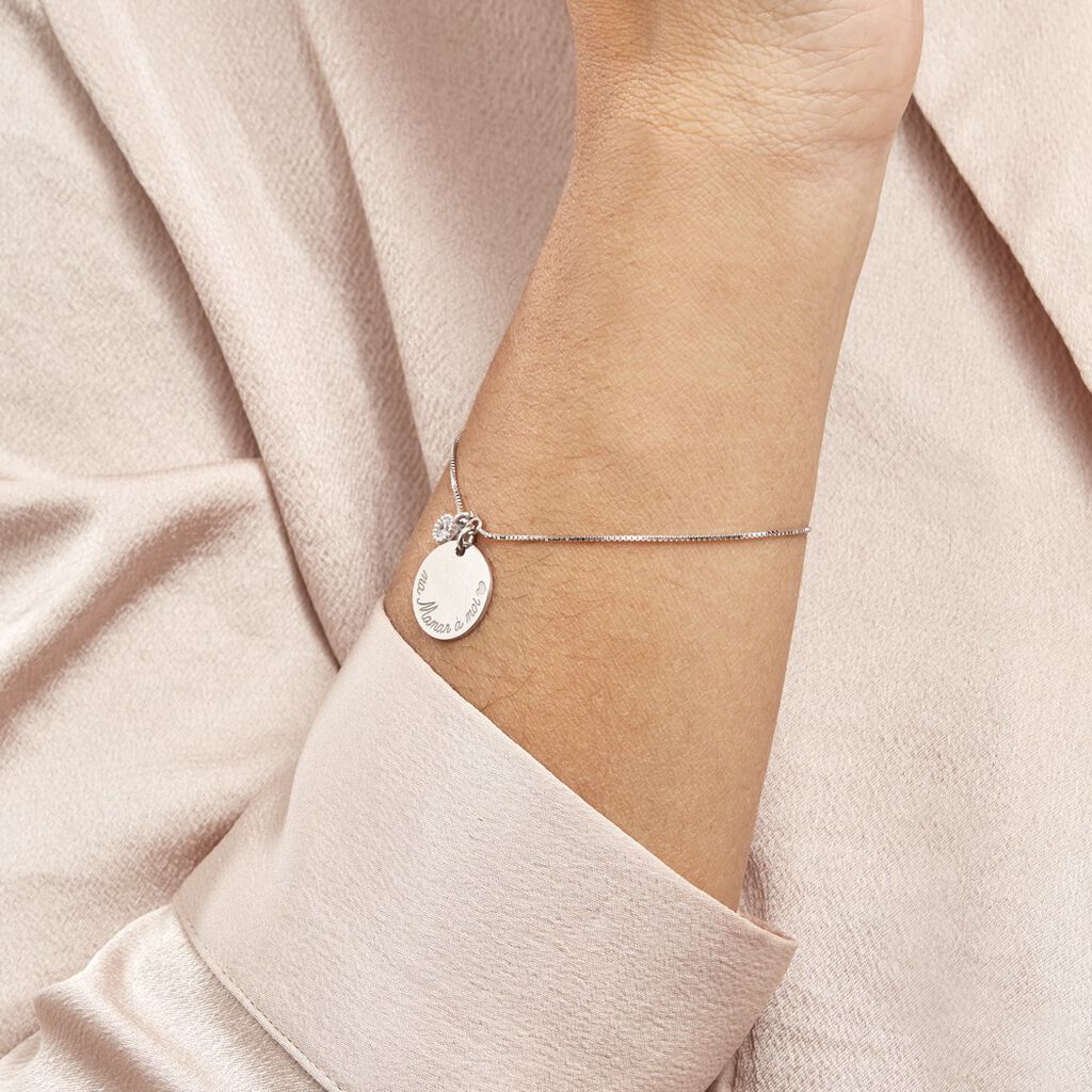 Bracelet Argent Raimbaut Oxyde De Zirconium