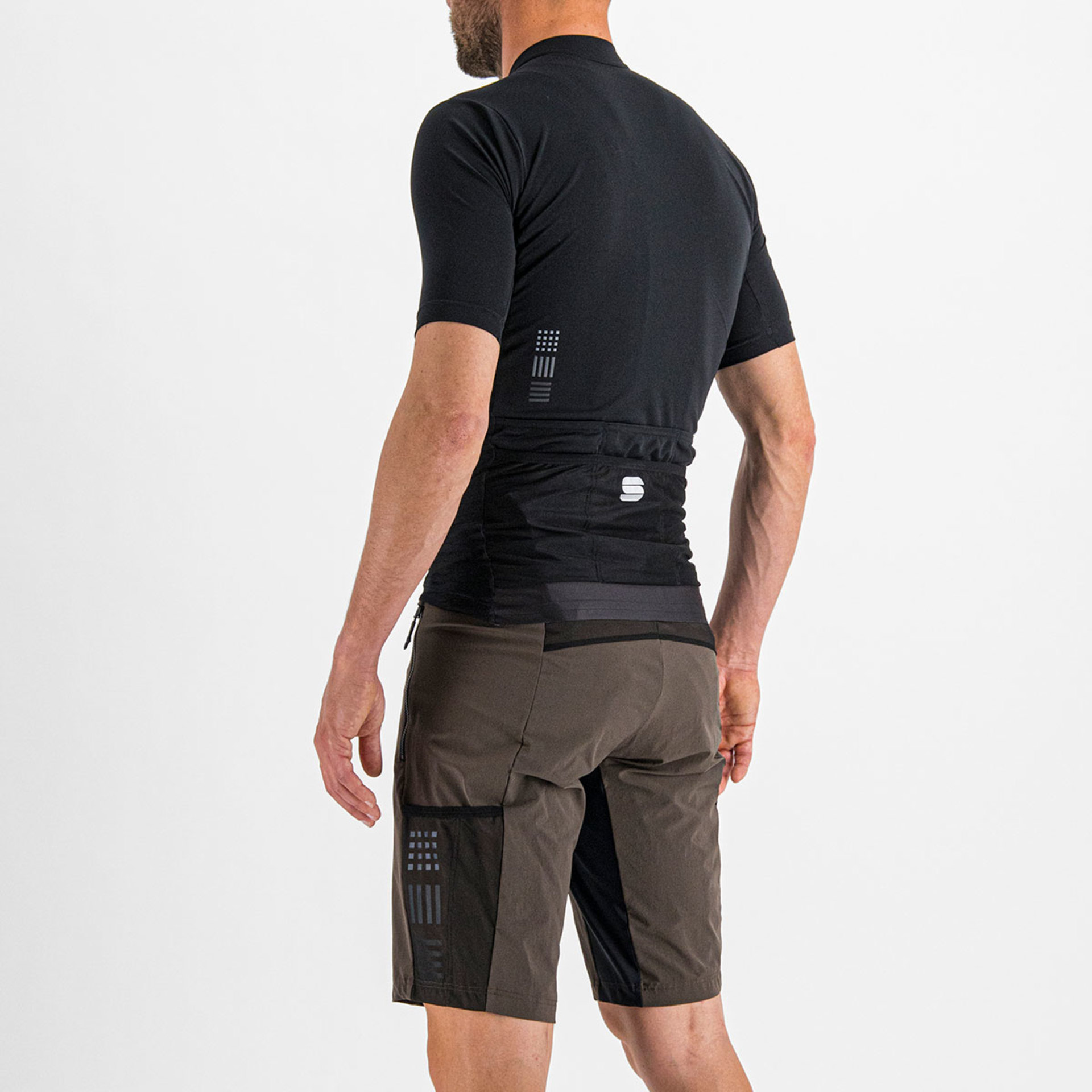 Sportful Supergiara Overshort Fietsbroek Kort Bruin/Zwart Heren