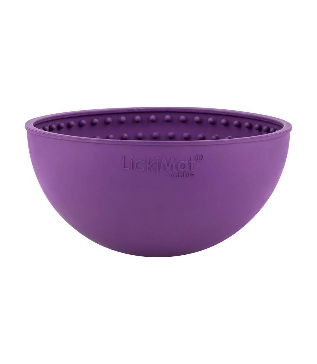 Lickimat - Mangeoire lente pour chiens WOBBLE (Violet) (16 cm) - UTBT4245