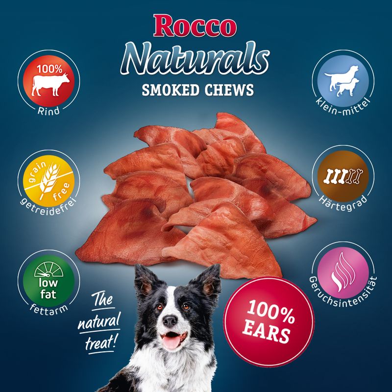 Oreilles de bœuf fumées Rocco à prix discount sur bitiba.fr