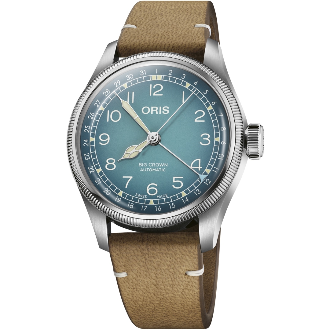 Oris Big Crown Pointer Date Cervo Volante Blau