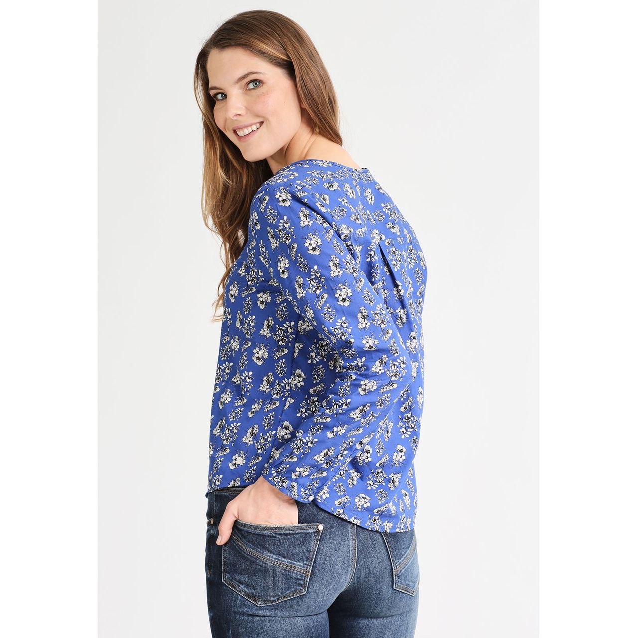 GIN TONIC Damen Tunika mit Blumenmuster, Bloomed, S