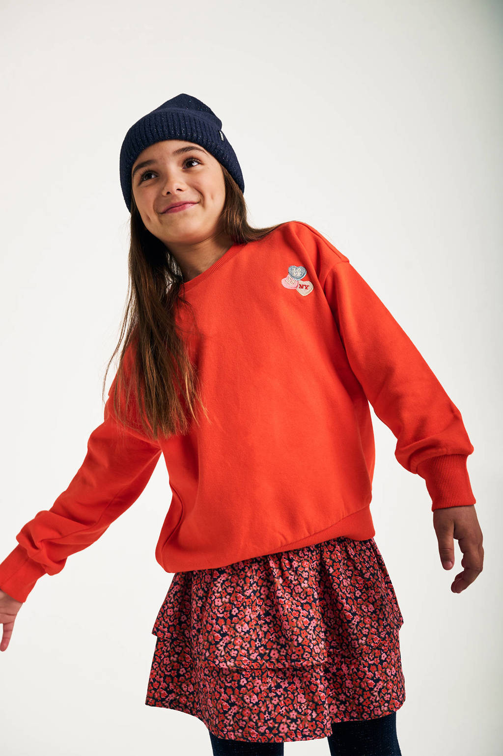 Tumble 'n Dry sweater La Plagne oranjerood