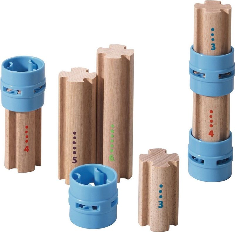 HABA - Kullerbü Marble Run - Expansion Set Columns - 10 units
