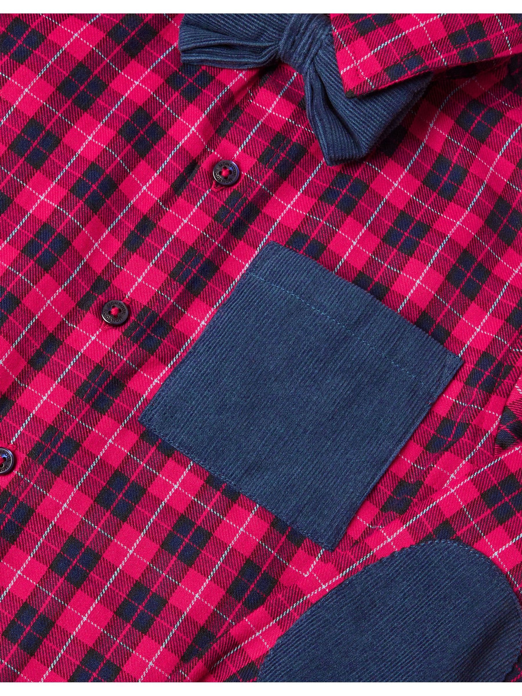 Monsoon Tartan Shirt with Bow Tie