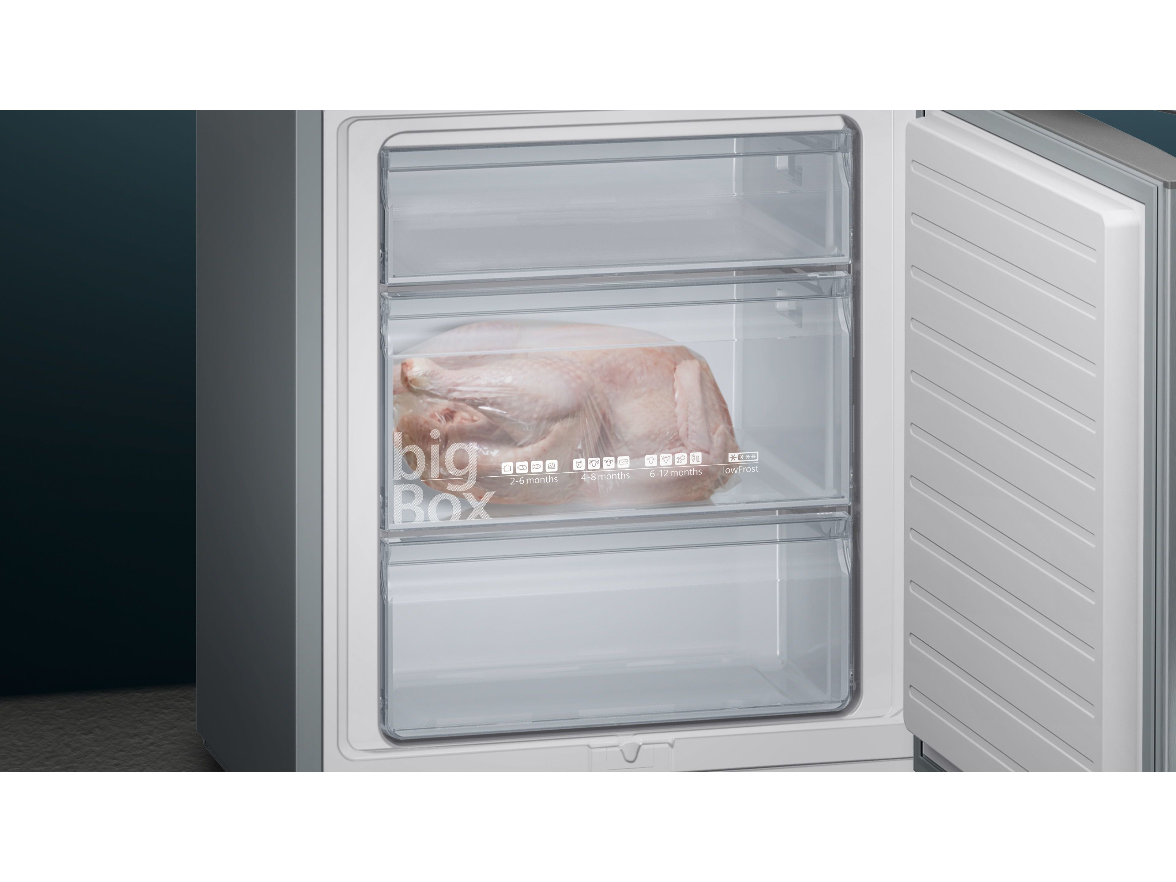 COMBINADO SIEMENS KG49EAICA LOW FROST INOX C 419 L