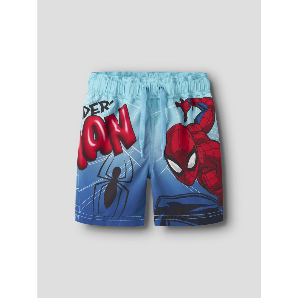Køb Name It Bluefish Nmmmalte Spider Long Swimshorts Mar