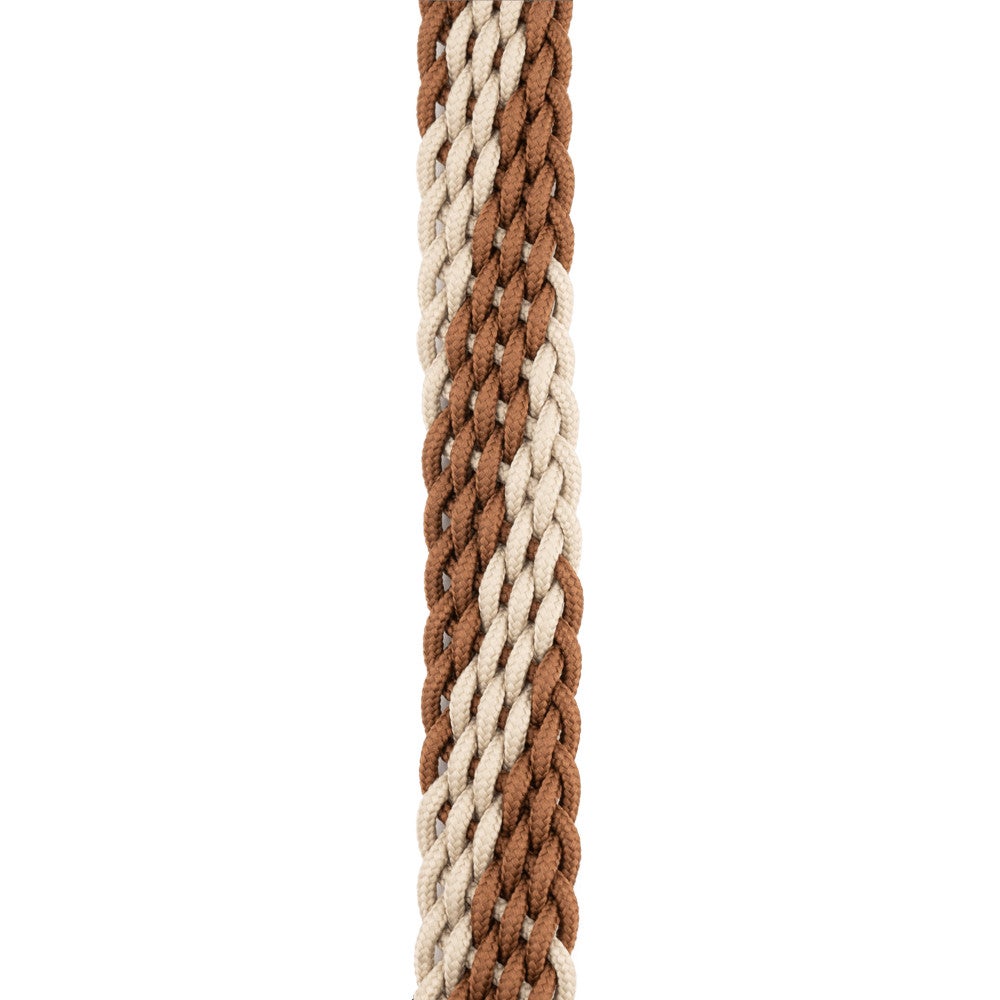 D'Addario 10MB00 gevlochten leren draagband voor mandoline bruin-creme