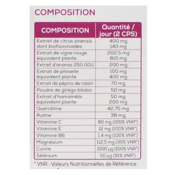 Granions Veinomix 60 comprimés