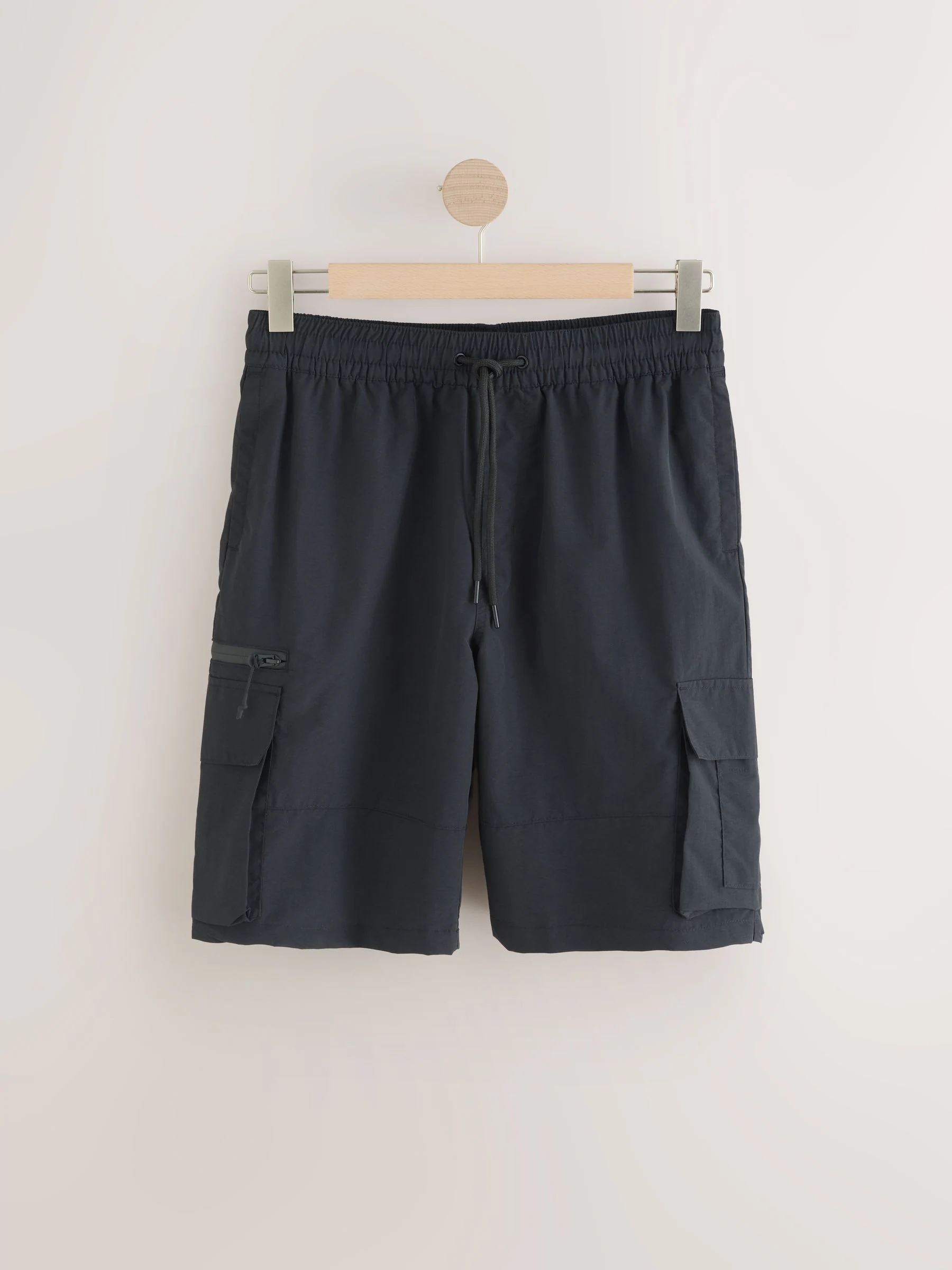 Zwart - Cargo zwemshorts