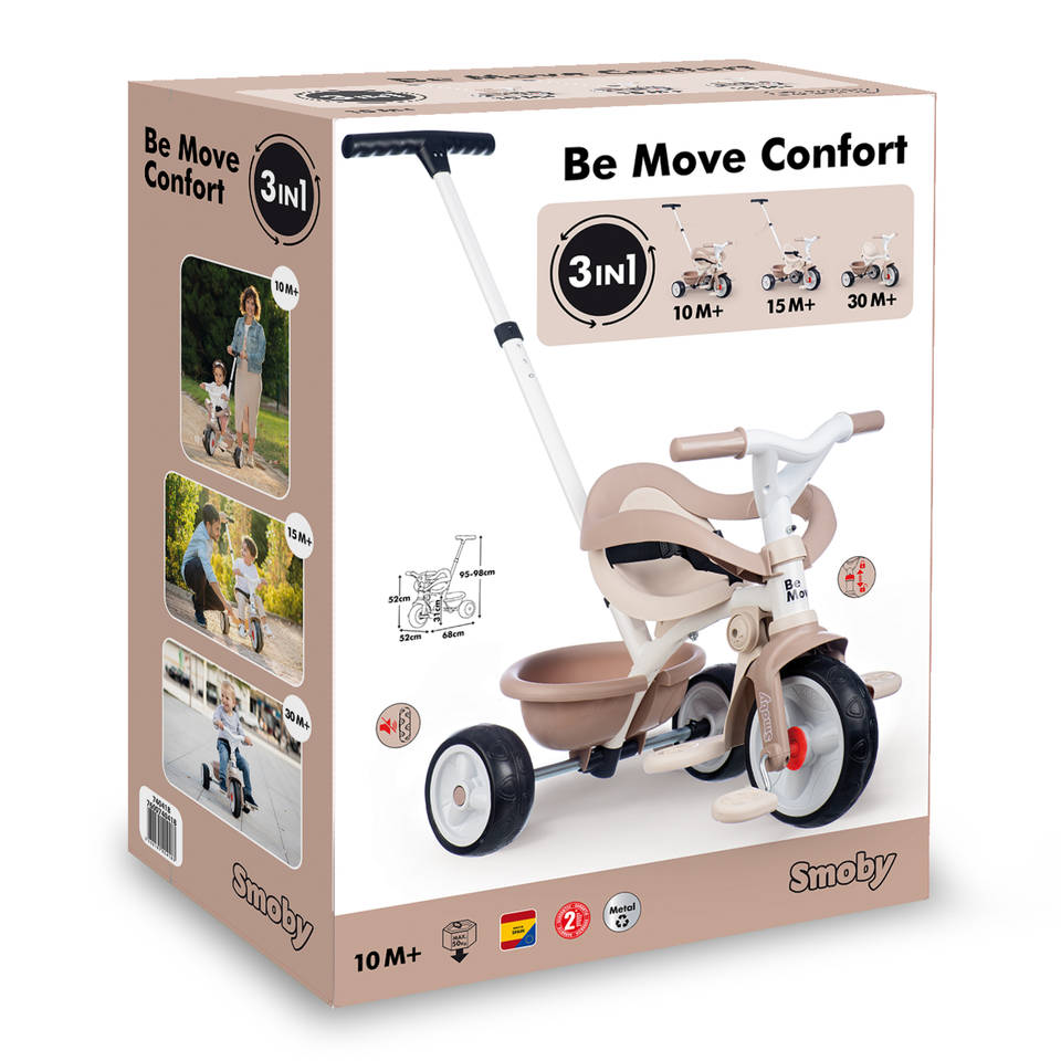 Smoby Be Move Confort driewieler - beige