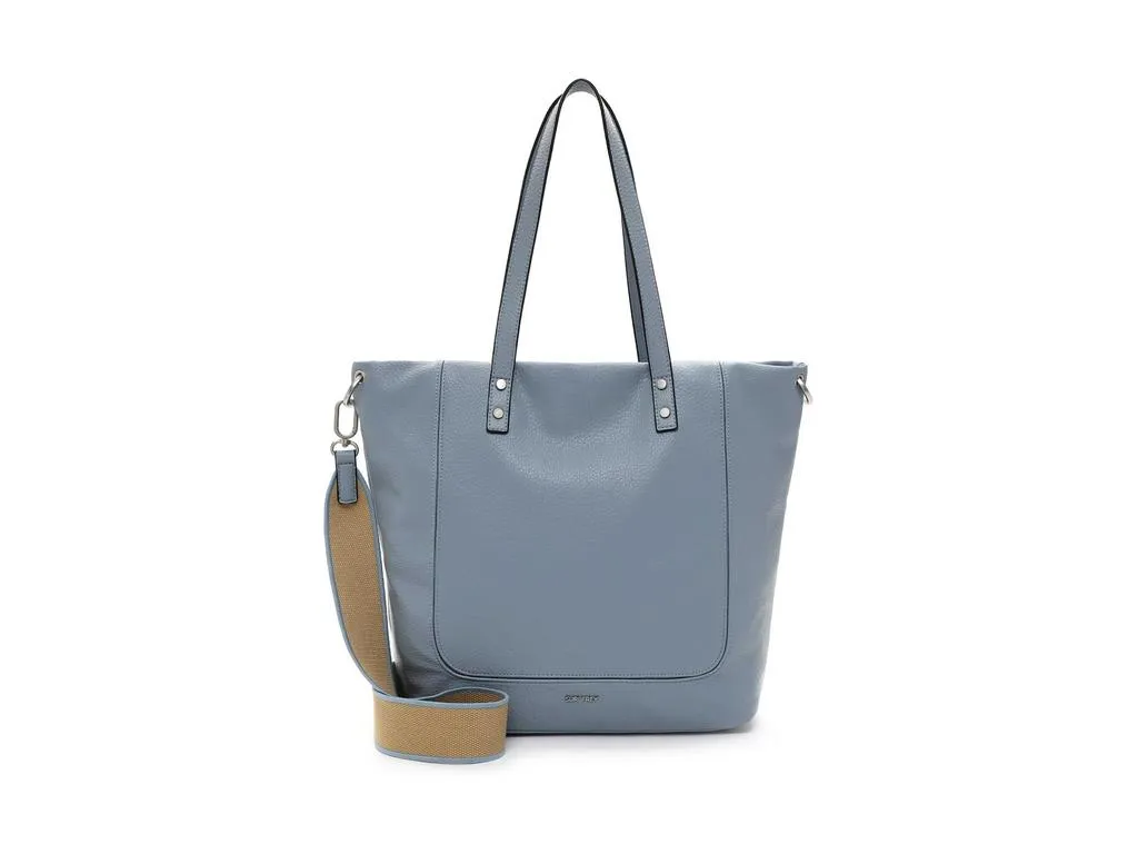SURI FREY Shopper Hellblau Lederimitat