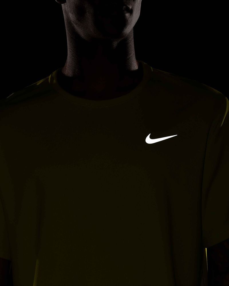 T-shirt de running Nike Miler Vert pour homme