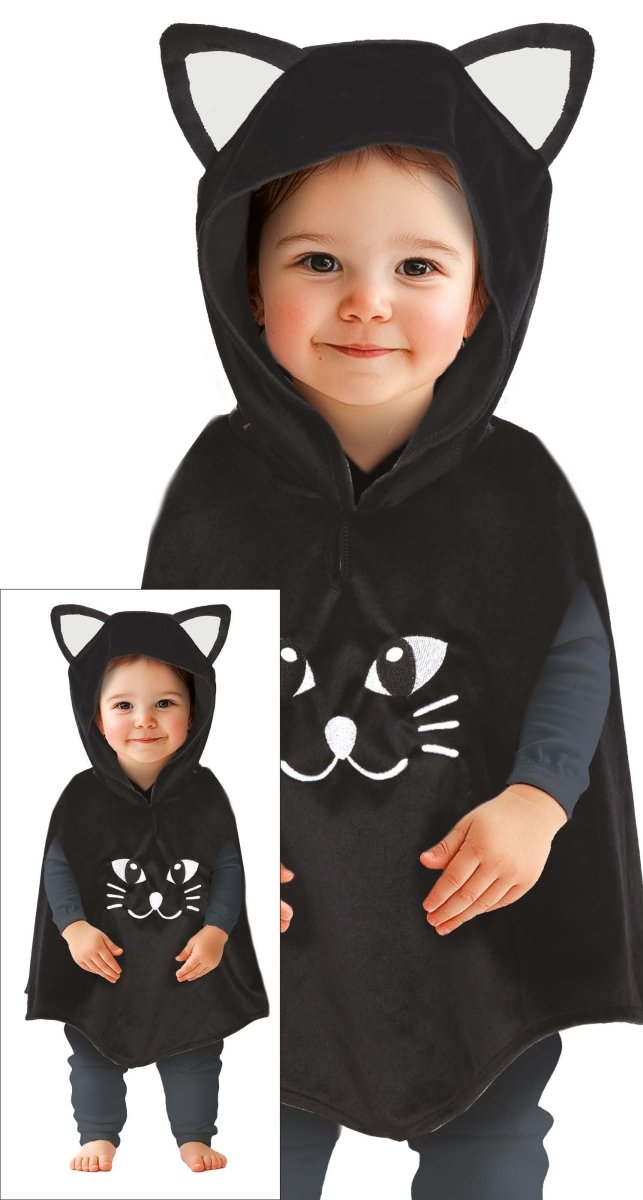 Halloween Poncho Baby Kat